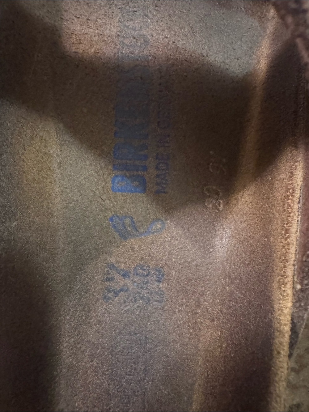 Birkenstock Brown Double-Buckle Suede Slide Sandals - Picture 3 of 3